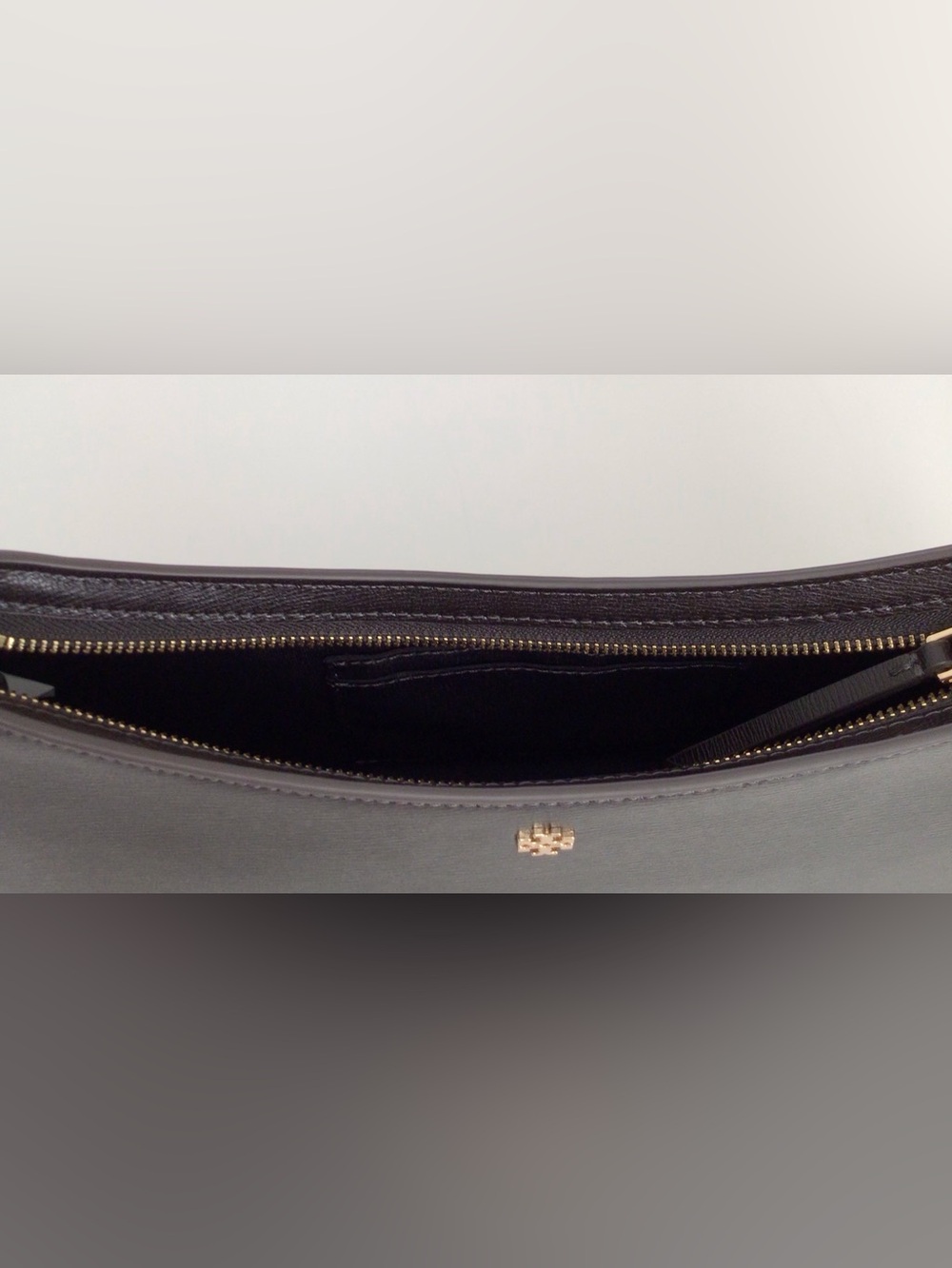 Tory Burch Rory Shoulder Bag Textured Leather Warm Mahogany NEW - Picture 6 of 11